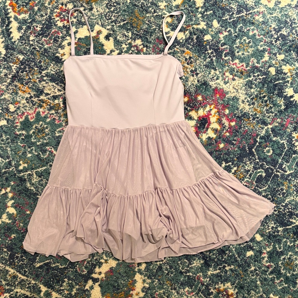 Blogilates Purple Tulle Athletic Dress